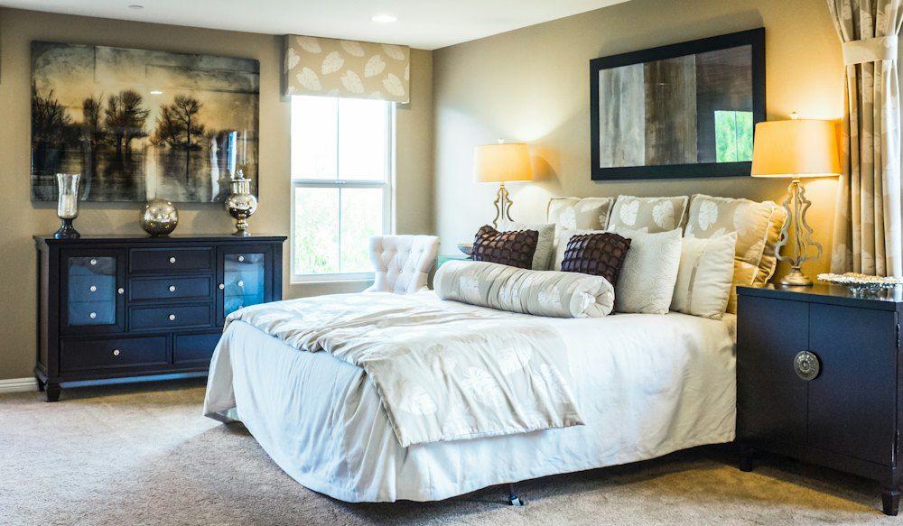 White comforter set